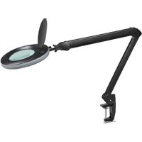 Led Lupenleuchte 721X-MKIII, Lupen-Ø 125 mm, 3 Dioptrien, schwarz - Lumeno von Lumeno