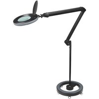 Led Lupenleuchte 721X-MKIII, inkl. Rollstativ 6159, 5 Dioptrien, schwarz - Lumeno von Lumeno