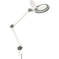 Lumeno - led Lupenleuchte 821X, Lupen-Ø 125 mm, 3 Dioptrien, grau von Lumeno