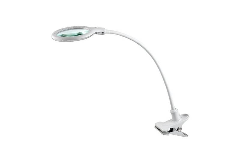 Lumeno Lupenlampe 680X LED Klemmleuchte mit 30 SMD-LEDs, 6 Watt, LED fest integriert, Kaltweiß, 6500 K von Lumeno