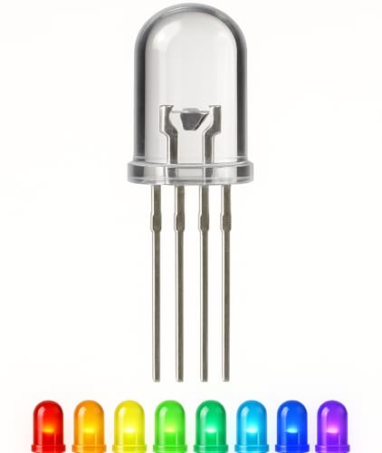 Lumetheus LED Leuchtdiode 5mm RGB 100 Stück - 3V LEDs mit 4 Pins - rot = 400 mcd, grün = 1500 mcd, blau = 700 mcd Leuchtdiode- 50.000 Stunden Leuchtdauer Lumetheus LED Leuchtdiode 5mm RGB 100 Stück - 3V LEDs mit 4 Pins - rot = 400 mcd, grün = 1500 mcd, blau = 700 mcd Leuchtdiode- 50.000 Stunden Leuchtdauer von Lumetheus