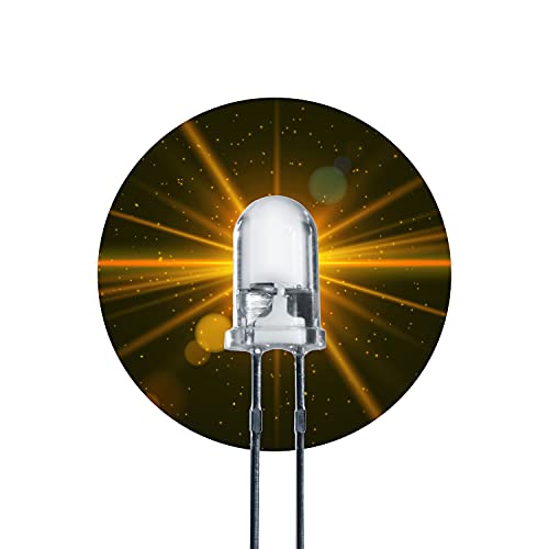 Lumetheus LED 5mm Farbe gelb 15000 mcd 50 Stück gelbe Leuchtdioden ca. 2V Diode 2 Pin LEDs Gehäuse klar Lumetheus LED 5mm Farbe gelb 15000 mcd 50 Stück gelbe Leuchtdioden ca. 2V Diode 2 Pin LEDs Gehäuse klar von Lumetheus