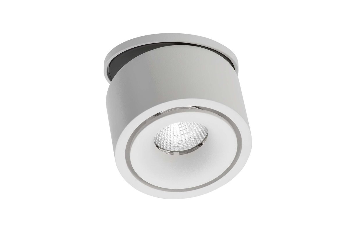Lumexx Mini Semi LED Einbauleuchte weiß/schwarz 7W, 550lm, 2700k von Lumexx