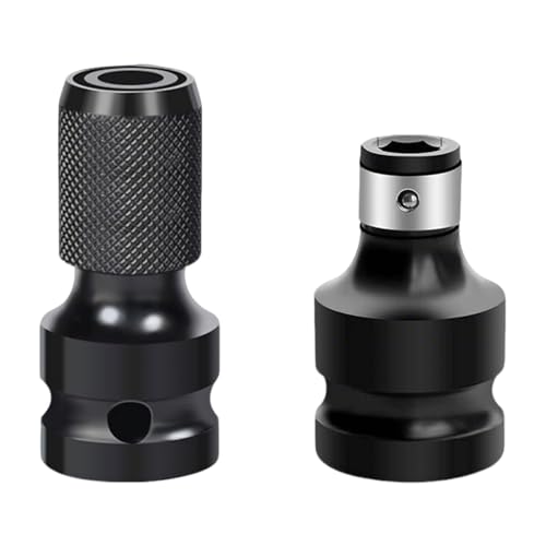 Lumi Zenva 2 Stück Schlagschrauber Bit Adapter Bithalter Stecknuss Adapter 1/2 Auf 1/4 Zoll Hochhärte Kohlenstoffstahl Sicherheitsklemme Multifunktionsadapter Robust Langlebig Einfache Installation Lumi Zenva 2 Stück Schlagschrauber Bit Adapter Bithalter Stecknuss Adapter 1/2 Auf 1/4 Zoll Hochhärte Kohlenstoffstahl Sicherheitsklemme Multifunktionsadapter Robust Langlebig Einfache Installation von Lumi Zenva