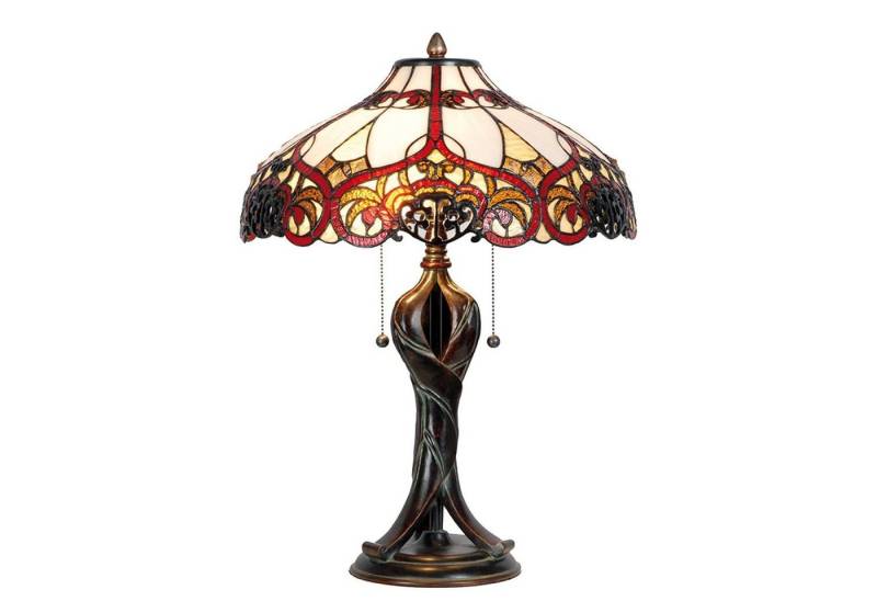 Clayre & Eef Schreibtischlampe Clayre & Eef -Lumilamp- Tischlampe Lampe Schreibtischlampe Tiffany von Clayre & Eef