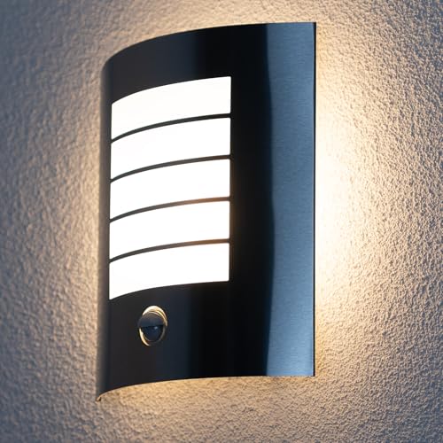 Lumiled Außenwandleuchte Wandlampe Außenleuchte Wandleuchter Gartenleuchte aussen Terrasse Fassade IP44 Silber spritzwasserdicht Aluminium 230V E27 Fassung mit Bewegungsmelder Dämmerungssensor Lumiled Außenwandleuchte Wandlampe Außenleuchte Wandleuchter Gartenleuchte aussen Terrasse Fassade IP44 Silber spritzwasserdicht Aluminium 230V E27 Fassung mit Bewegungsmelder Dämmerungssensor von Lumiled