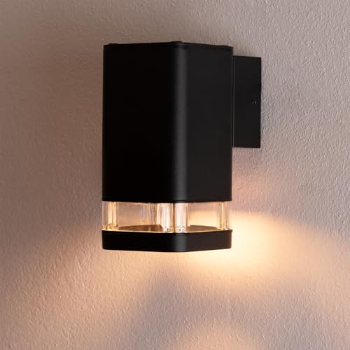 Lumiled Außenwandleuchte Wandlampe aussen Außenleuchte Wand GU10 Fassung Außenbeleuchtung Wandleuchter Gartenleuchte Terrasse Haus Fassade IP54 schwarz unten Lumiled Außenwandleuchte Wandlampe aussen Außenleuchte Wand GU10 Fassung Außenbeleuchtung Wandleuchter Gartenleuchte Terrasse Haus Fassade IP54 schwarz unten von Lumiled