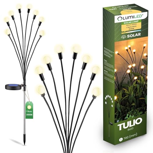 Lumiled Solarlampe für außen Garten Solarleutche mit Erdspieß Glühwürmchen Solarlampe Warmweiß 3000K IP44 Solar Gartenleuchte 70 cm Wegeleuchte Bodenleuchte Gartenornamente für Veranda, Terrasse Lumiled Solarlampe für außen Garten Solarleutche mit Erdspieß Glühwürmchen Solarlampe Warmweiß 3000K IP44 Solar Gartenleuchte 70 cm Wegeleuchte Bodenleuchte Gartenornamente für Veranda, Terrasse von Lumiled