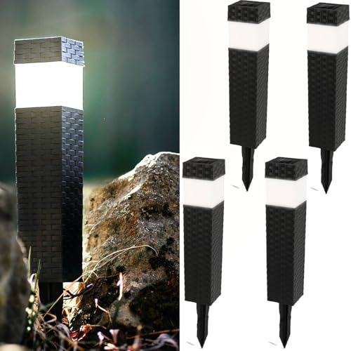 Lumiled Solarleuchten Garten 4er Set Solarlampen mit Erdspieß LED Solarlampe für außen Neutralweiß 4000K Solar Gartenleuchte 40 cm Solar-LED-Wegeleuchten Wegbeleuchtung Bodenleuchte 4 Stücke Lumiled Solarleuchten Garten 4er Set Solarlampen mit Erdspieß LED Solarlampe für außen Neutralweiß 4000K Solar Gartenleuchte 40 cm Solar-LED-Wegeleuchten Wegbeleuchtung Bodenleuchte 4 Stücke von Lumiled