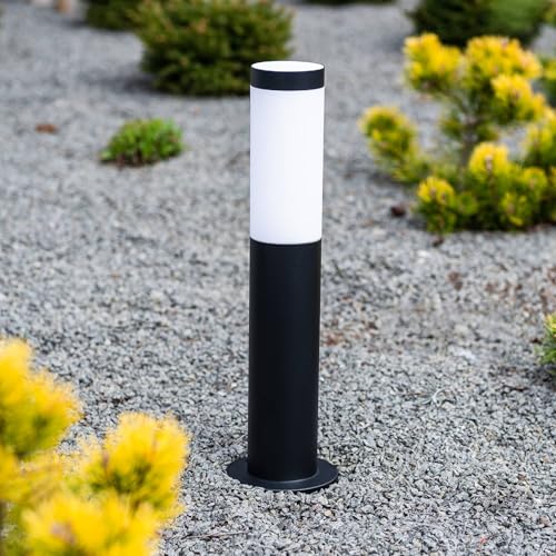 Lumiled Wegeleuchte Außen Pollerleuchte Sockelleuchte Außenstehleuchte Stehlampe Außenleuchte Gartenleuchte Wegelampe stehend 45cm IP44 schwarz Edelstahl E27 Fassung Säulenlampe Pfostenlichter Lumiled Wegeleuchte Außen Pollerleuchte Sockelleuchte Außenstehleuchte Stehlampe Außenleuchte Gartenleuchte Wegelampe stehend 45cm IP44 schwarz Edelstahl E27 Fassung Säulenlampe Pfostenlichter von Lumiled