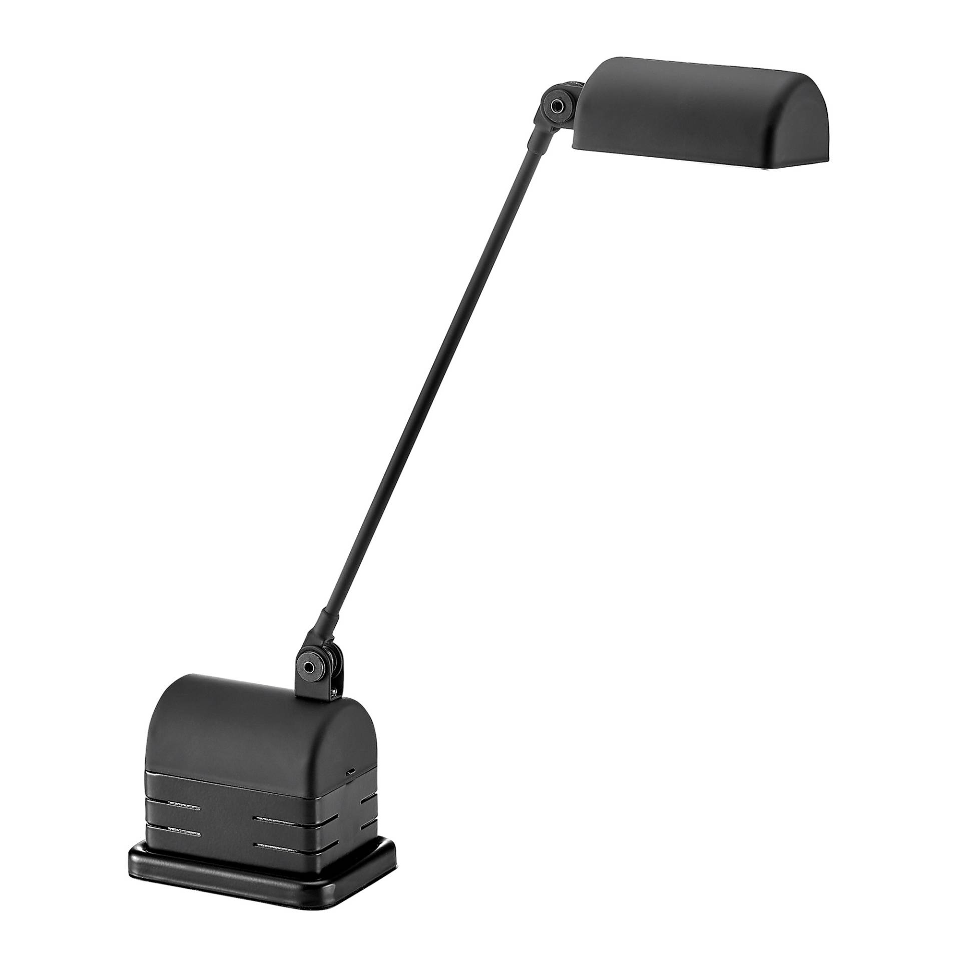 Lumina - Daphinette Portatile LED Tischleuchte mit Akku - schwarz/soft-touch/Schirm 360° und Arm 180° drehbar/Fuß 9,5x8cm/LED... von Lumina