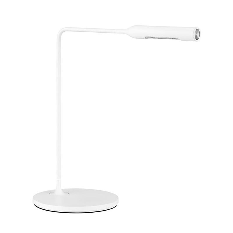 Lumina - Flo Bedside LED Nachttischleuchte - weiß/matt/BxH 32x36cm/3000K/250lm/Zweistufenschalter/Gestell lackbeschichtet von Lumina