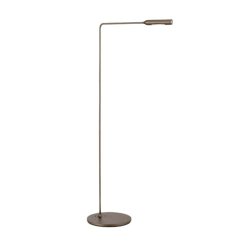 Lumina - Flo Floor LED Stehleuchte - bronze metallic/BxH 42x110cm/3000K/475lm/6W/Zweistufenschalter/Gestell lackbeschichtet von Lumina