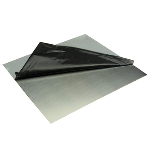 LuminaCreek Edelstahlblech, Edelstahlplatte for die Teileverarbeitung, kann for die industrielle Dekoration verwendet werden, Dicke 1 mm/0,039 Zoll(400mm x 400mm(1pcs)) von LuminaCreek