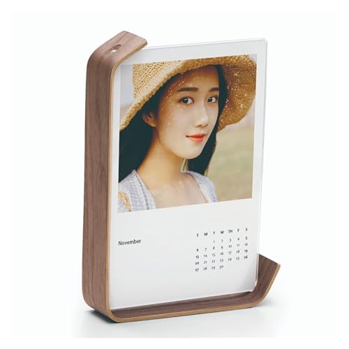LuminaCreek Rahmen Acryl Holz Foto Rahmen Herbarbelege Display Rahmen DIY Rahmen Foto Rahmen for Hochzeit Party Foto Decor(Walnut,15X20cm 8inch) von LuminaCreek