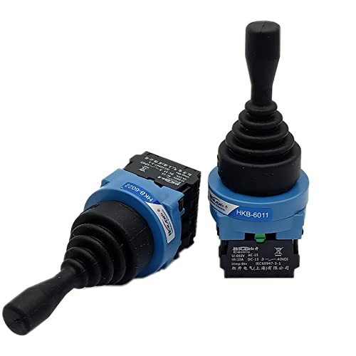 Momentschalter 1 Stücke 30mm Monolever Kreuzwippe Hauptschalter Joystick Kreuzschalter Selbstrücksetzen Selbstverriegelung 2NO 4NO HKB-601(2 Way Self Reset) von LuminaCreek