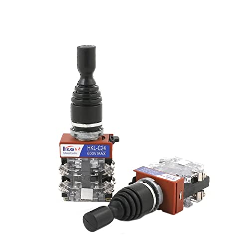 Momentschalter 1 Stücke Joystick-schalter Monolever Rocker Cross Master Switch 2-wege 4-wege 2NO 4NO Lochgröße 22mm HKL-C12 C22 C24(4 Way Self Reset) von LuminaCreek