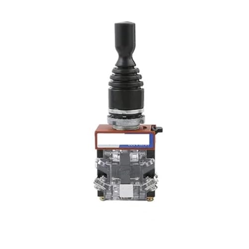 Momentschalter 22mm Joystick-Schalter Momentary 4Position 4NO Selbstverriegelung Feder Wobble Stick Monolever Rocker Cross Switch HKL-C22/C24(Latching HKL-C12) von LuminaCreek