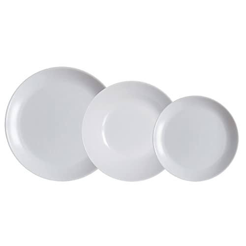 Luminarc 736649 18-teiliges Arc Diwali Tafelservice, Opal von Luminarc