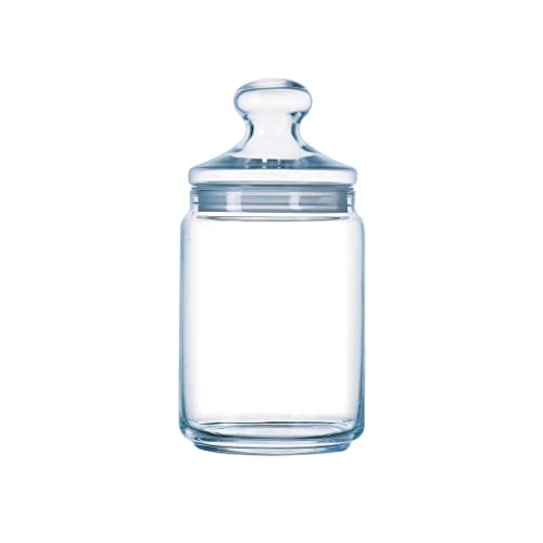 Luminarc ARC 34819 Big Pot Club Dose mit Deckel, Vorratsglas, Bonbondose, 2 Liter, Glas, transparent, 1 Stück von Luminarc