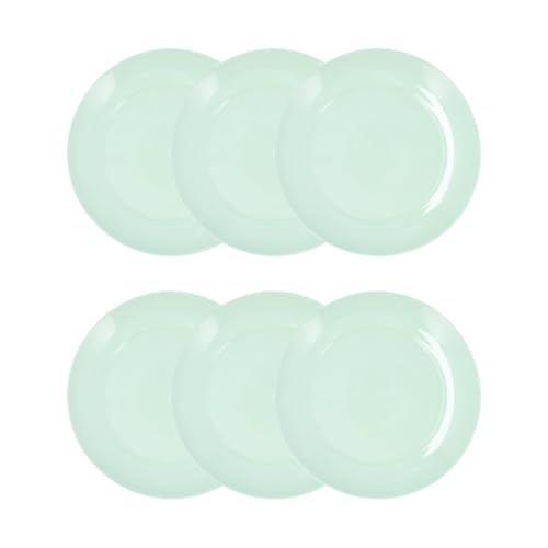 Luminarc Apy Paradise Set mit 6 flachen Tellern, Opal, 25 cm, mikrowellengeeignet, kühlschrankgeeignet, stapelbar Luminarc Apy Paradise Set mit 6 flachen Tellern, Opal, 25 cm, mikrowellengeeignet, kühlschrankgeeignet, stapelbar von Luminarc