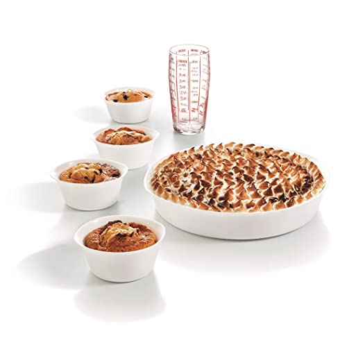 Luminarc Backset Smart Cuisine - 1 Tortenform + 4 Auflaufförmchen + 1 Messbecher von Luminarc