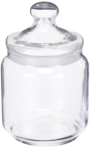 Luminarc ARC 34818 Big Pot Club Dose mit Deckel, Vorratsglas, Bonbondose, 1.5 Liter, Glas, transparent, 1 Stück von Luminarc