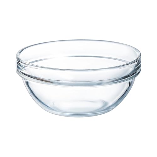 Luminarc 'Empilable' Salatschale Schüssel, Glas, stapelbar, Ø 10cm (6 Stück) von Luminarc