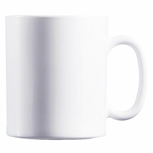 Luminarc Evolutions Kaffeebecher, Glas, 320 ml, 6 Stück, Weiß von Luminarc