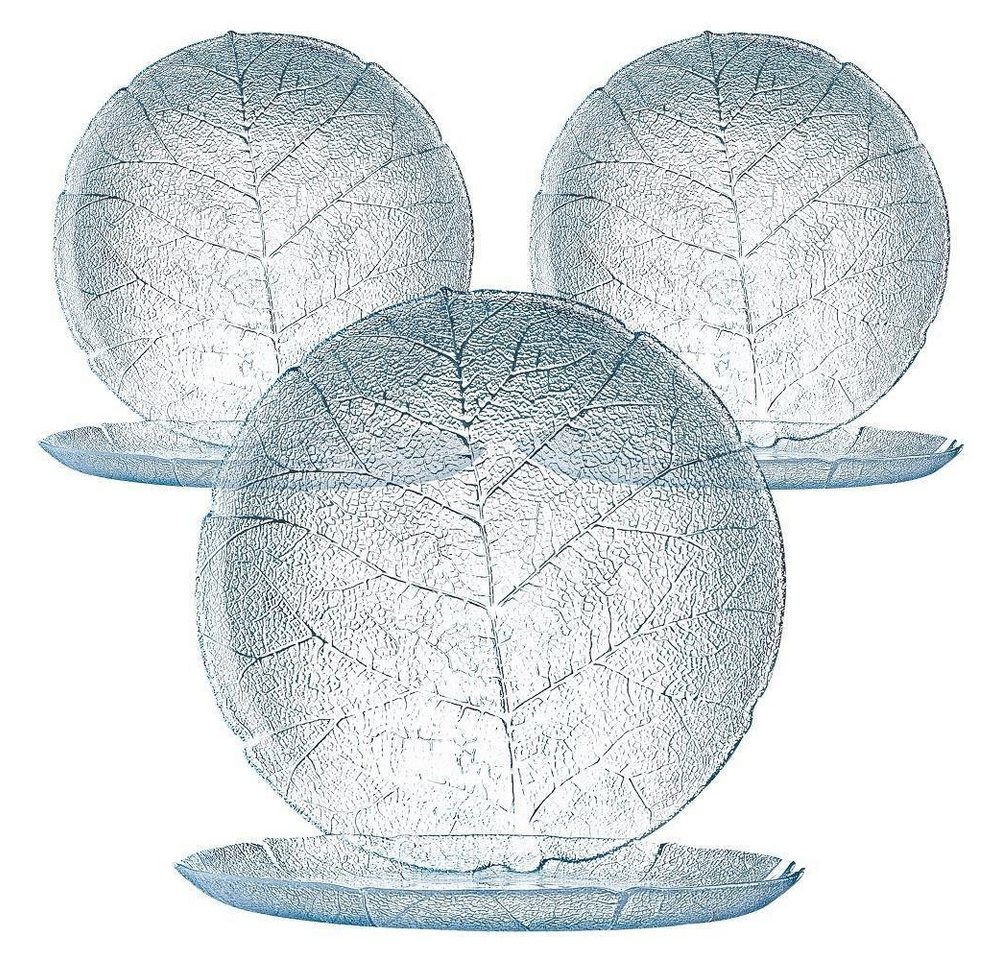 Luminarc Gebäckteller Luminarc Aspen Teller flach 19 cm 6er Set, Glas, (Spar-Set) von Luminarc