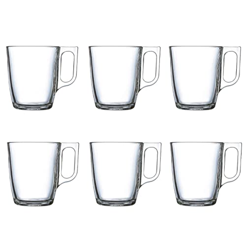 Luminarc Kaffeebecher für die Mikrowelle, Glas, 6 Stück 25cl von Luminarc