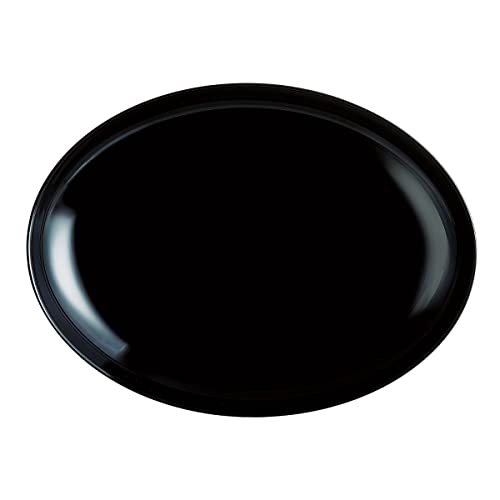 Luminarc Servierteller Barbecue Friends Time schwarz 32,8 cm, Glas, 30x26x3 cm von Luminarc