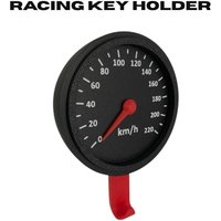 Vom Tachometer Inspirierte Schlüsselhalter An Der Wand Befestigter Organizer Für Automobilbegeisterte von LumineStudioDesigns
