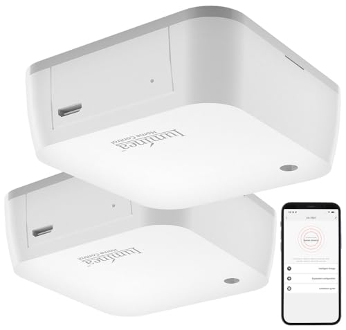 Luminea Home Control Mikrowellensensor: 2er-Set Smarter ZigBee-mmWave-Radar-Anwesenheitssensor mit App (Mikrowellensensor Bewegungsmelder, Radarwellen-Anwesenheitssensoren) von Luminea