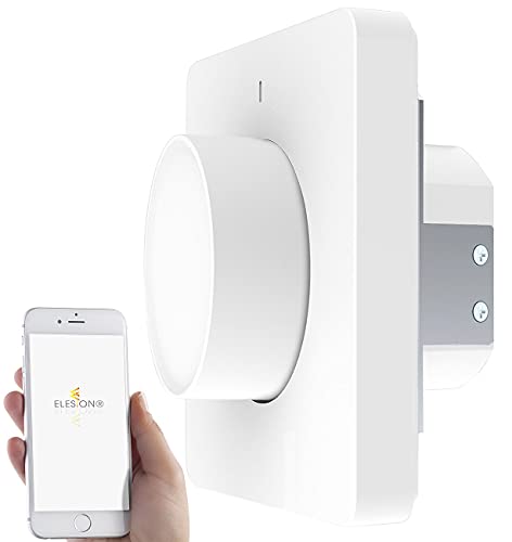 Luminea Home Control Dimmer Schalter: WLAN-Unterputz-Lichtschalter & Dimmer mit Dreh- & Drück-Funktion, App (Alexa Dimmer, Lichtschalter dimmbar, Wechselschalter) von Luminea