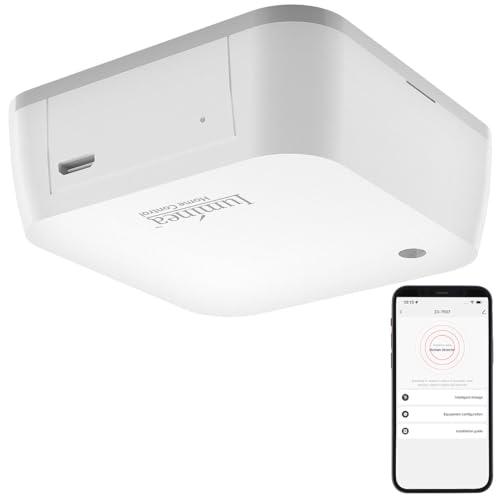 Luminea Home Control Radarbewegungsmelder: Smarter ZigBee-mmWave-Radar-Anwesenheitssensor mit App (Bewegungsmelder Mikrowellensensor, Radarwellen-Anwesenheitssensor, Microwelle) von Luminea