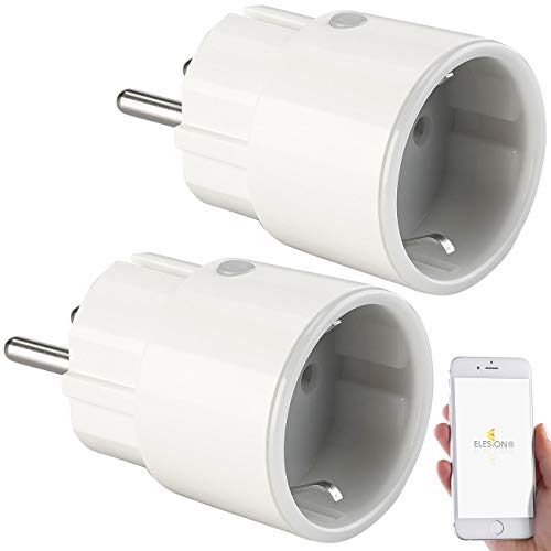 Luminea Home Control Energiemesser: 2er-Set Mini WLAN-Steckdose, App, f. Amazon Alexa, Google Assist., 16A (WLAN-Steckdose Alexa kompatibel, WLAN-Steckdose Energiemessung, Bedienungsanleitung) von Luminea