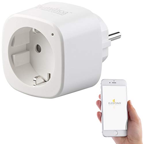 Luminea Home Control WiFi Steckdose: WLAN-Steckdose mit App, 16 A, komp. zu Siri, Alexa & Google Assistant (Schaltbare Steckdosen, WLAN Schaltbare Steckdose, Steckdosenleiste) von Luminea
