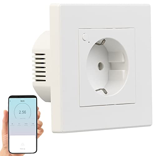 Luminea Home Control WLAN Unterputzsteckdose: WLAN-Unterputz-Steckdose mit Stromverbrauch-Messung, App, 3.680 W (Steckdose WiFi, Unterputz Alexa, Kabellose Lampen) Luminea Home Control WLAN Unterputzsteckdose: WLAN-Unterputz-Steckdose mit Stromverbrauch-Messung, App, 3.680 W (Steckdose WiFi, Unterputz Alexa, Kabellose Lampen) von Luminea