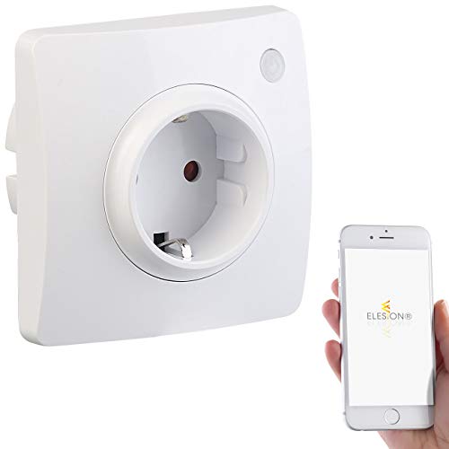 Luminea Home Control WiFi Steckdose Unterputz: WLAN-Unterputz-Steckdose mit App, für Siri, Alexa & Google Assistant (Schaltbare Steckdose Unterputz, Smart Home Steckdose Unterputz, Fernbedienungen) von Luminea