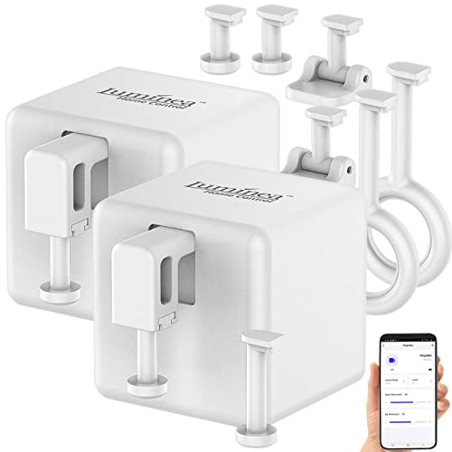 Luminea Home Control Smart Fingerbot: 2er-Set Smarte Schalter-Aufsätze für Kippschalter & Taster, mit App (Button, Bluetooth, Funk-Schalter-Aufsatz, Ferngesteuerte Autos) von Luminea