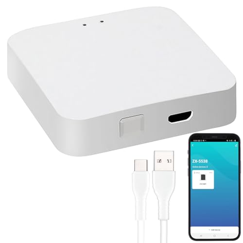 Luminea Home Control TUYA Gateway: WLAN-Gateway mit Bluetooth-Mesh für ELESION- und Smart-Life-Geräte (Internet Smart Home, WLAN mit Bluetooth, Access Point) von Luminea