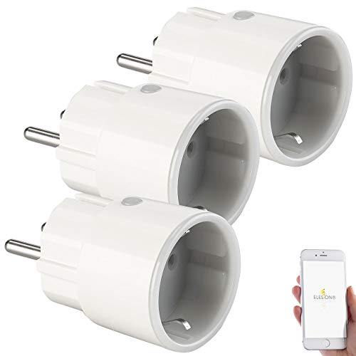 Luminea Home Control Zeitschaltuhr mit App: 3er-Set Mini WLAN-Steckdose, App, f. Amazon Alexa, Google Assist., 16A (Zeitschaltuhr App Steuerung, Zeitschaltuhr per App steuerbar, Bedienungsanleitung) von Luminea