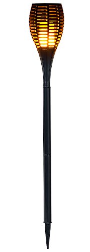 Luminea LED Fackel: LED-Gartenfackel, realistisches Flammenflackern, 2.200-mAh-Akku, IP44 (Gartenfackeln, Fackeln, Außenbeleuchtung) von Luminea