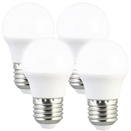 Luminea LED Leuchtmittel E27: 4er-Set LED-Lampen, E27, G45, 240 lm, 3W (ersetzt 25W), tageslichtweiß (Glühbirnen E27 LED, LED Glühbirnen Tageslicht, Strahler) von Luminea