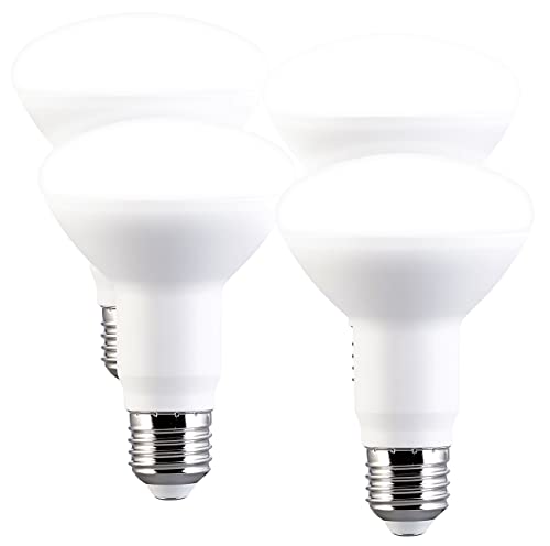 Luminea LED E27 Strahler: 4er-Set LED-Reflektor R80, E27 11W (ersetzt 100W) 950lm tageslichtweiß (Reflektorlampe, E27-LED-Glühbirne, Wohnzimmerleuchten) von Luminea
