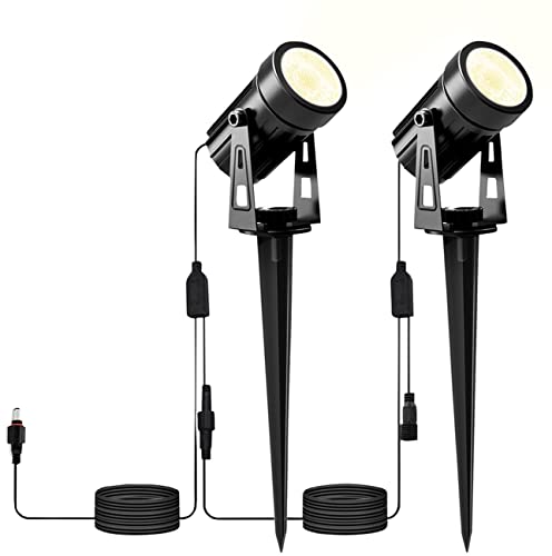 Luminea Zubehör zu Garten-Strahler: 2tlg.-Erweiterungs-Set für Aluminium-Gartenspots, 425 Lumen, 6 W (LED Strahler mit Erdspieß, Aluminium-Gartenstrahler, Einbaustrahler) von Luminea