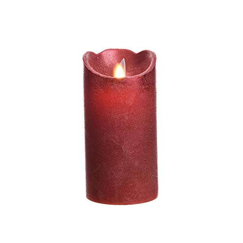 Kaemingk 15cm Red LED Wax Waving Candle von Lumineo