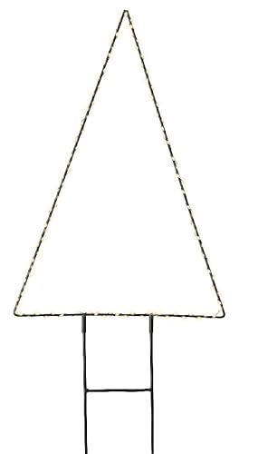 Lumineo 493378 Micro LED Gartenstecker Metall Baum schwarz 47cm (1 Stück) von Lumineo