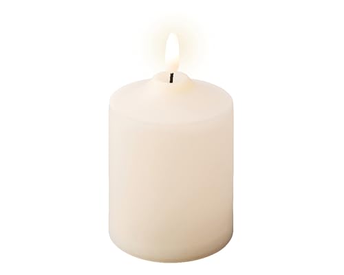 LED Kerze mit Timer 7x12cm - Indoor & Outdoor - Kunstkerze mit 6 Stunden Timerfunktion - Flammenlose Kerzen als Outdoorkerzen Kirchenkerzen Tischkerzen Dekokerzen - Ivory Warmweiß LED Kerze mit Timer 7x12cm - Indoor & Outdoor - Kunstkerze mit 6 Stunden Timerfunktion - Flammenlose Kerzen als Outdoorkerzen Kirchenkerzen Tischkerzen Dekokerzen - Ivory Warmweiß von Lumineo